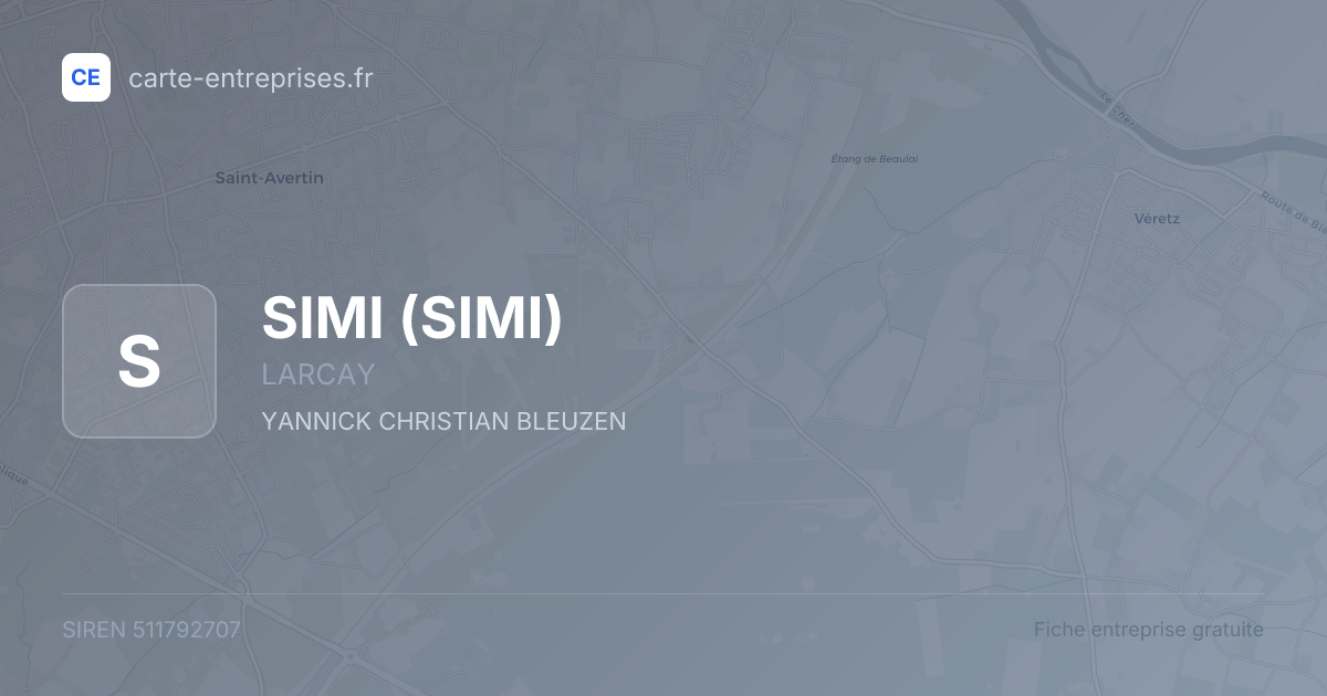 SIMI — 511792707 — fiche entreprise
