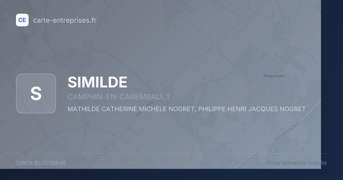 SIMILDE — 953050648 — fiche entreprise