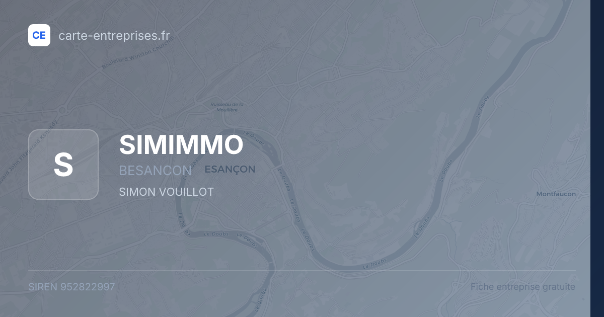 SIMIMMO — 952822997 — fiche entreprise