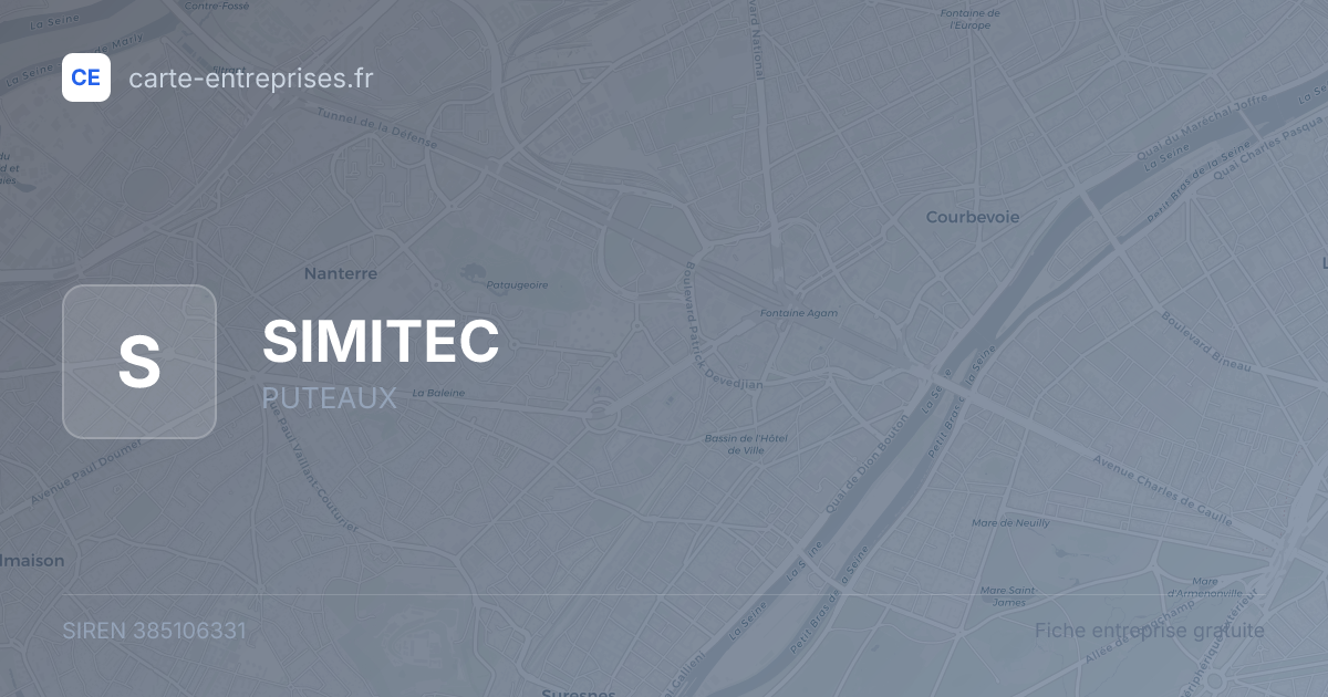 SIMITEC — 385106331 — fiche entreprise