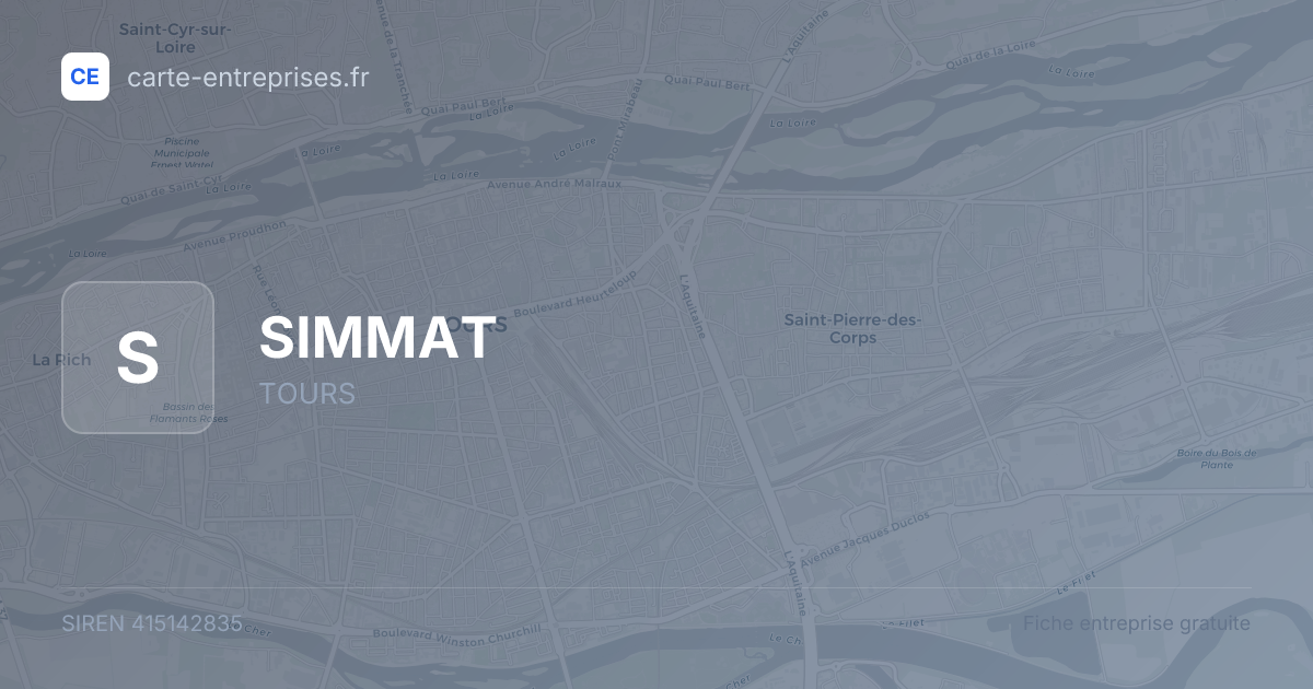 SIMMAT — 415142835 — fiche entreprise