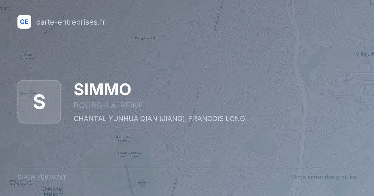 SIMMO — 798797411 — fiche entreprise