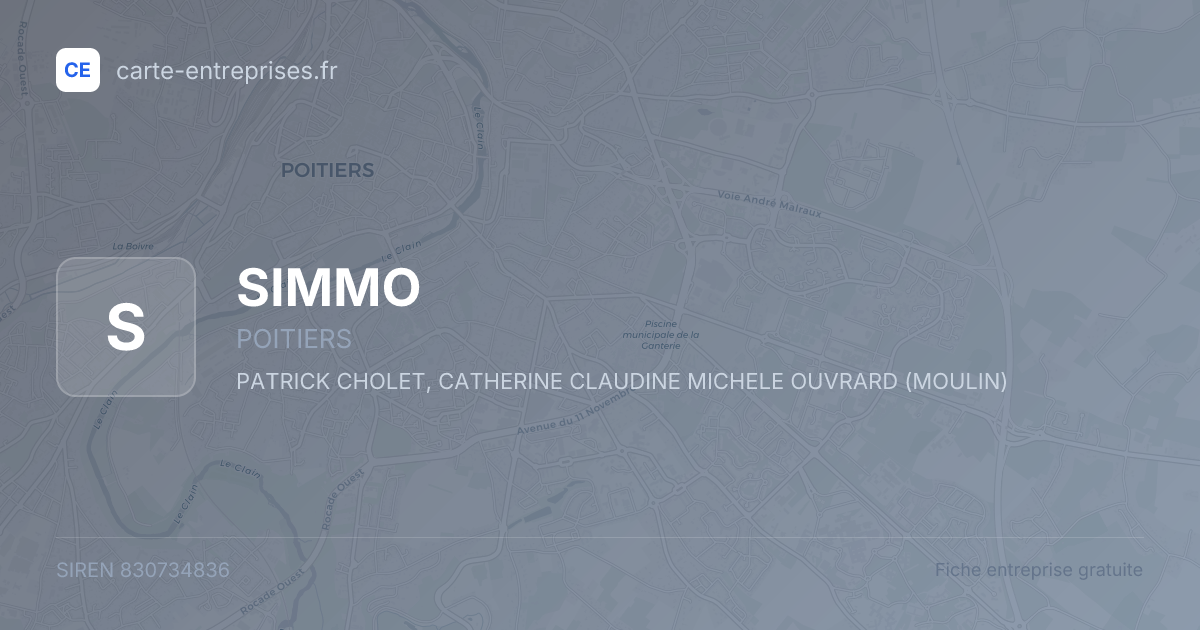SIMMO — 830734836 — fiche entreprise
