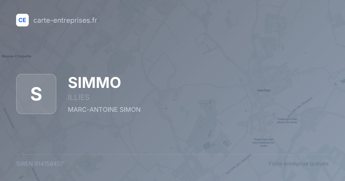 SIMMO — 914158407 — fiche entreprise