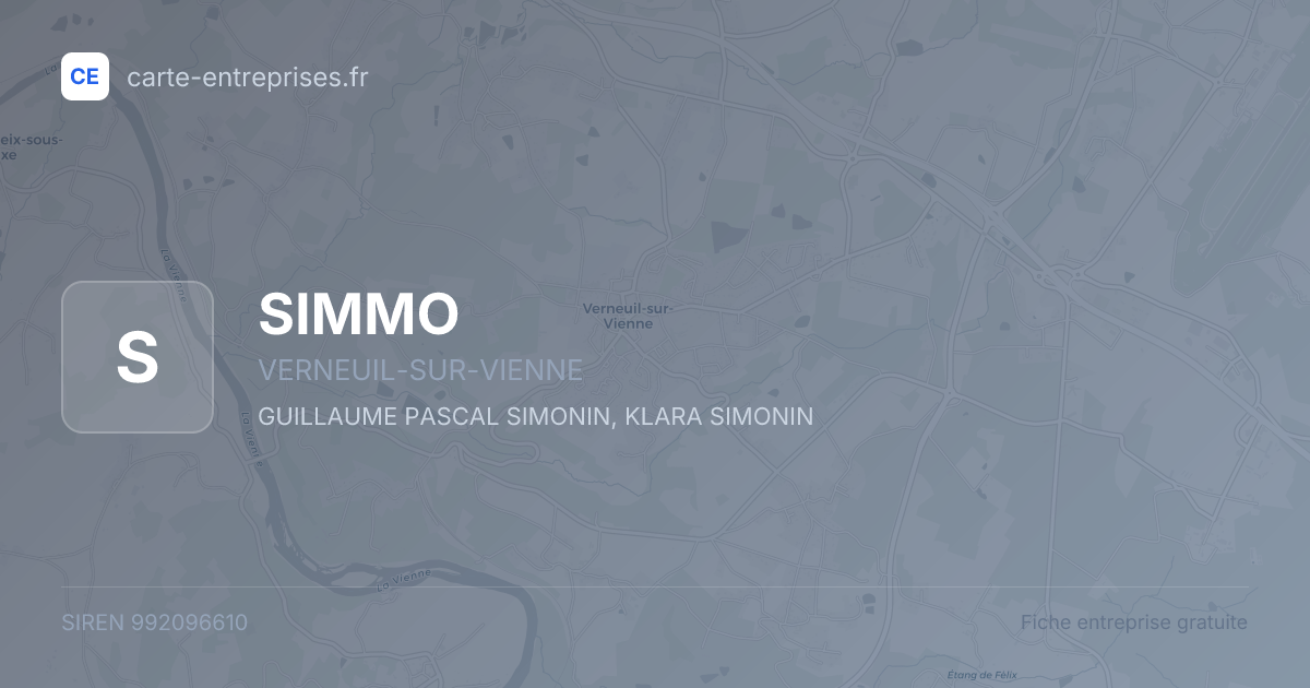 SIMMO — 992096610 — fiche entreprise