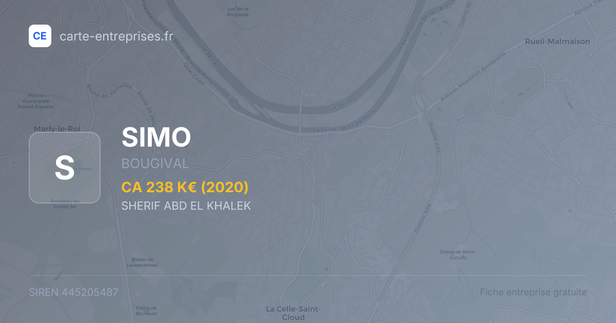 SIMO — 445205487 — fiche entreprise