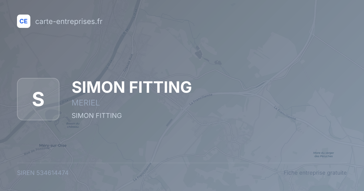 SIMON FITTING — 534614474 — fiche entreprise