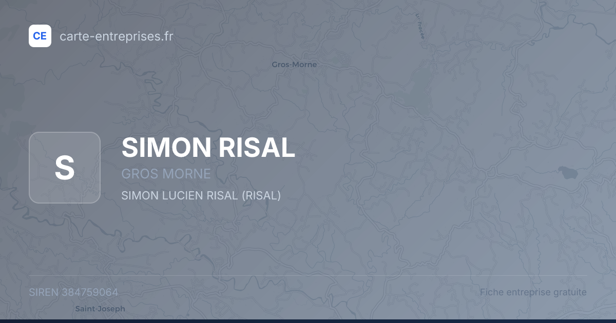 SIMON RISAL — 384759064 — fiche entreprise
