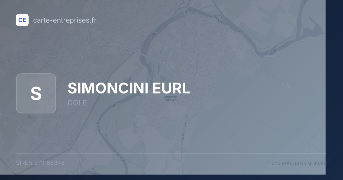 SIMONCINI EURL — 379188345 — fiche entreprise
