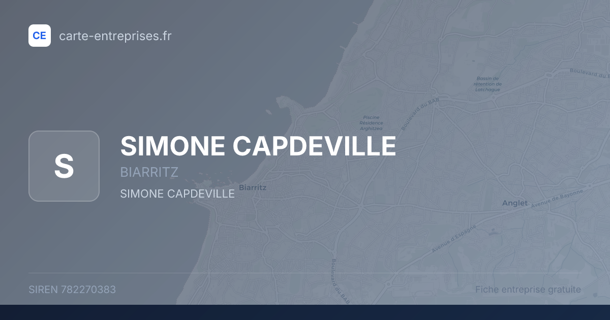 SIMONE CAPDEVILLE — 782270383 — fiche entreprise