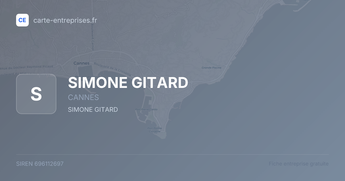 SIMONE GITARD — 696112697 — fiche entreprise