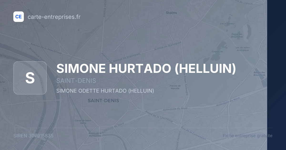SIMONE HURTADO (HELLUIN) — 307915835 — fiche entreprise