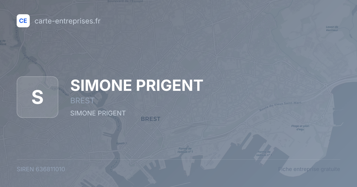 SIMONE PRIGENT — 636811010 — fiche entreprise