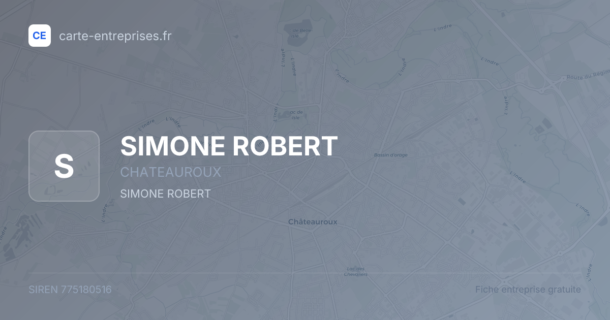 SIMONE ROBERT — 775180516 — fiche entreprise
