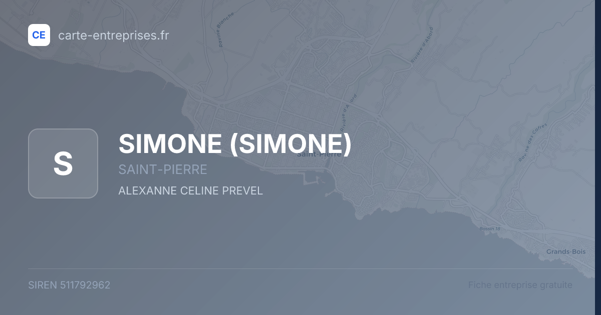 SIMONE — 511792962 — fiche entreprise