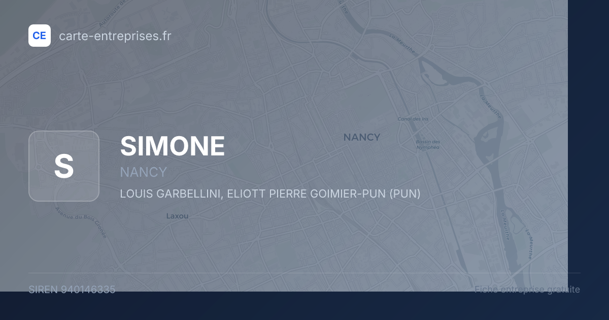 SIMONE — 940146335 — fiche entreprise