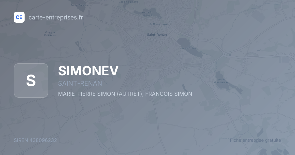 SIMONEV — 438096232 — fiche entreprise