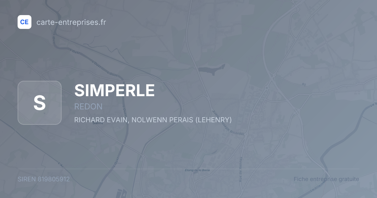 SIMPERLE — 819805912 — fiche entreprise