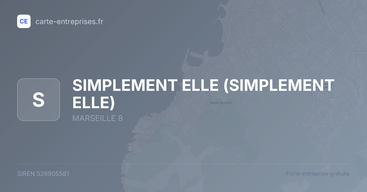 SIMPLEMENT ELLE — 528905581 — fiche entreprise