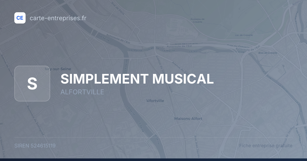 SIMPLEMENT MUSICAL — 524615119 — fiche entreprise