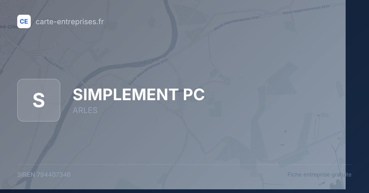 SIMPLEMENT PC — 794407346 — fiche entreprise