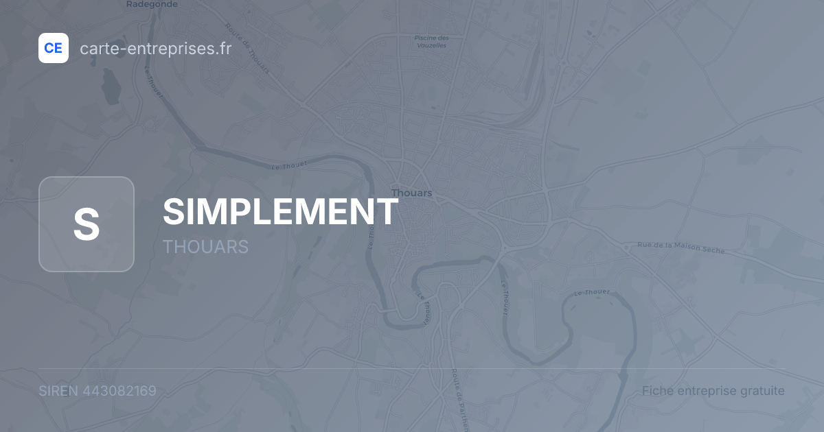 SIMPLEMENT — 443082169 — fiche entreprise