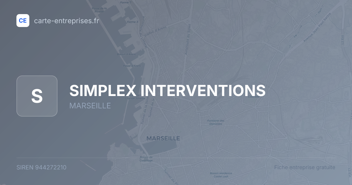 SIMPLEX INTERVENTIONS — 944272210 — fiche entreprise