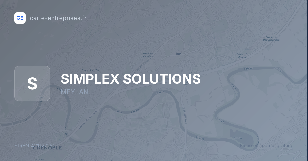 SIMPLEX SOLUTIONS — 421127150 — fiche entreprise