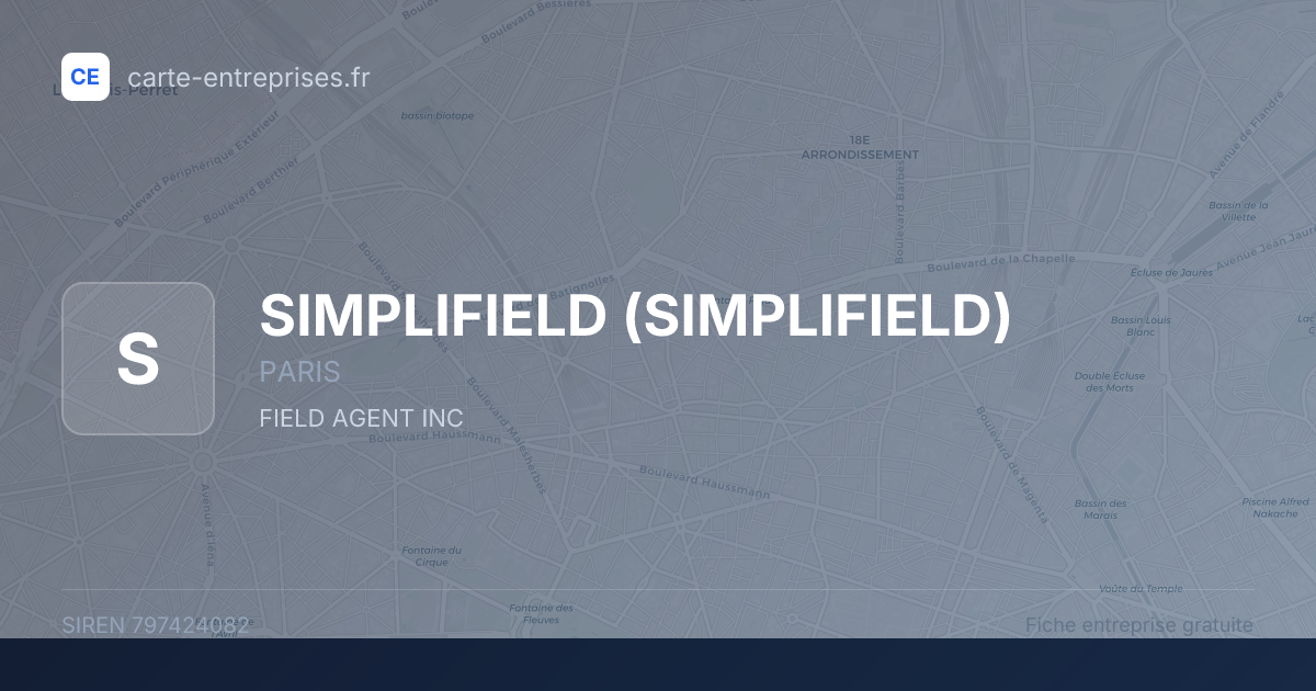 SIMPLIFIELD — 797424082 — fiche entreprise