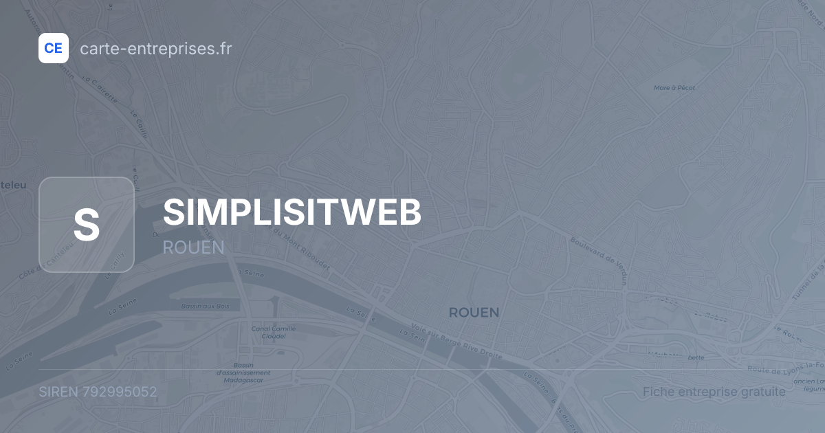 SIMPLISITWEB — 792995052 — fiche entreprise