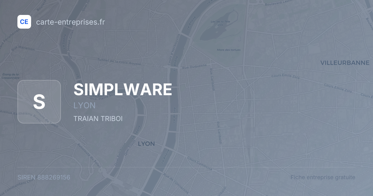 SIMPLWARE — 888269156 — fiche entreprise