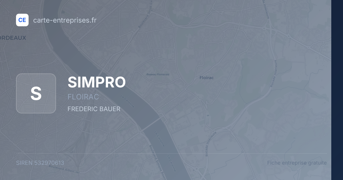 SIMPRO — 532970613 — fiche entreprise