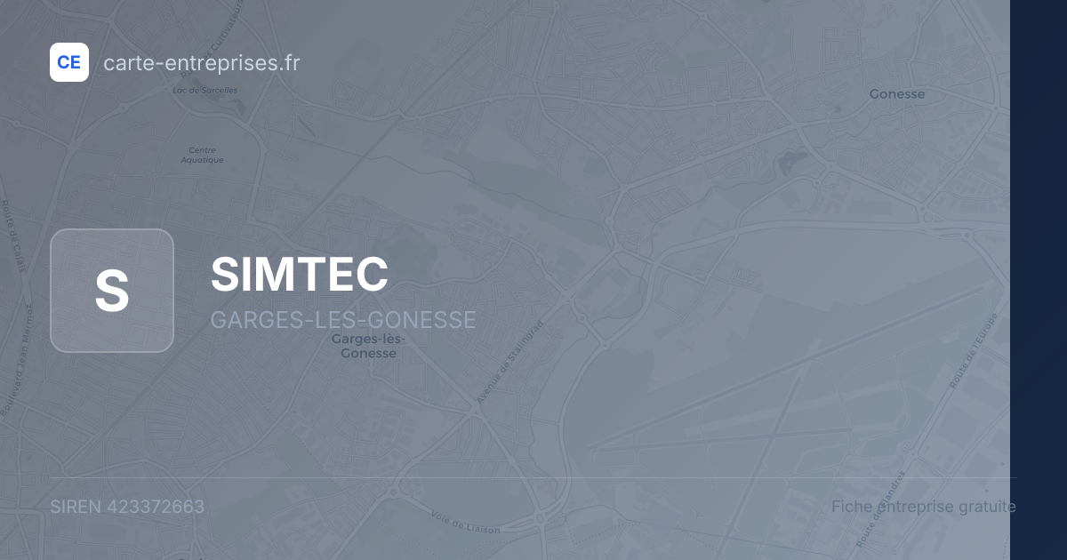 SIMTEC — 423372663 — fiche entreprise