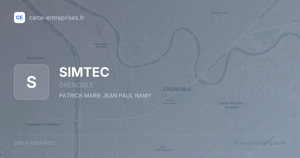 SIMTEC — 488176421 — fiche entreprise