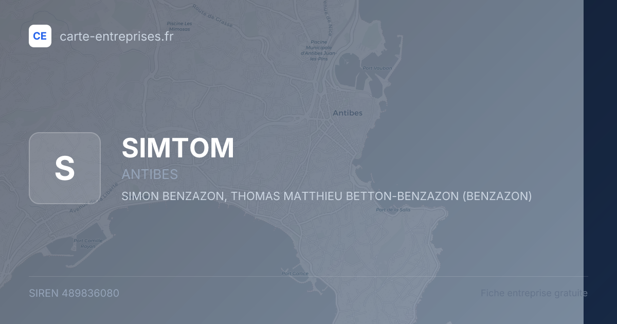 SIMTOM — 489836080 — fiche entreprise