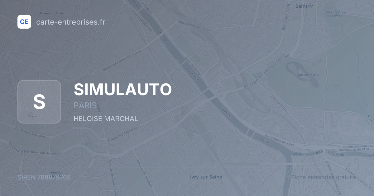 SIMULAUTO — 788879708 — fiche entreprise