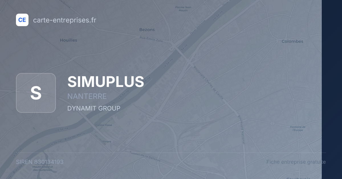 SIMUPLUS — 830134193 — fiche entreprise