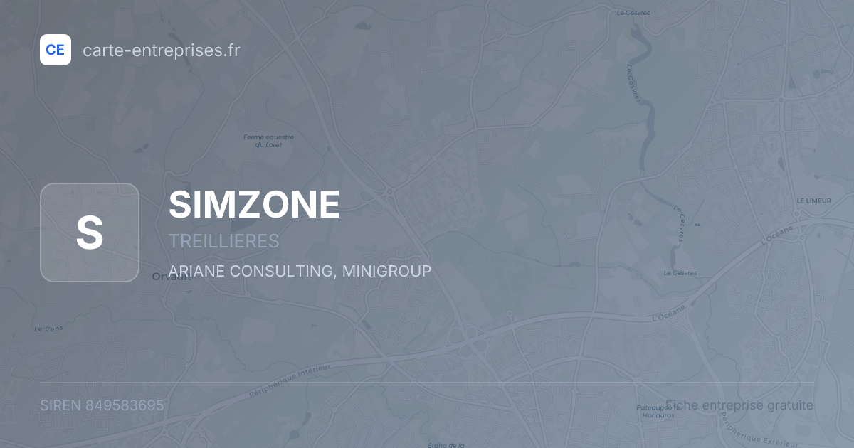 SIMZONE — 849583695 — fiche entreprise