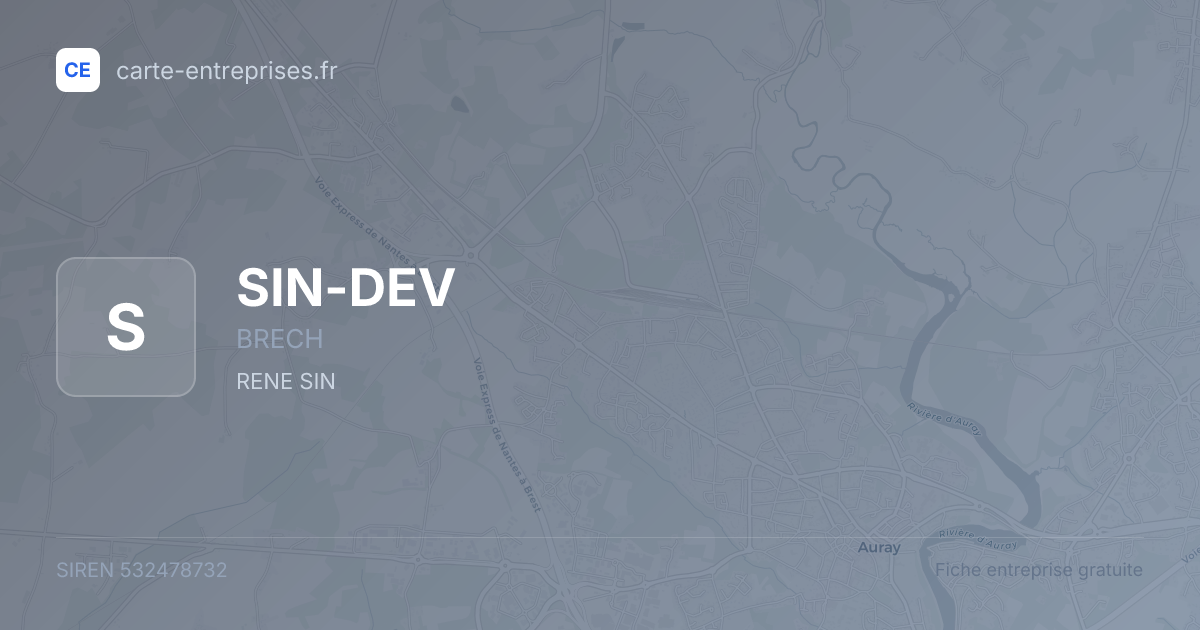 SIN-DEV — 532478732 — fiche entreprise