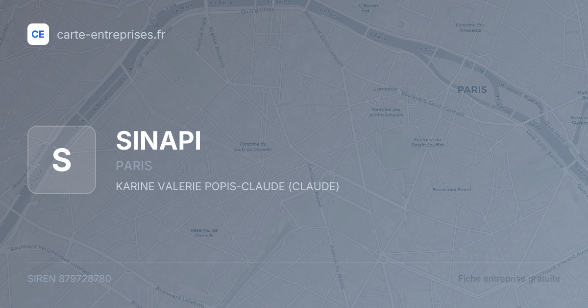 SINAPI — 879728780 — fiche entreprise