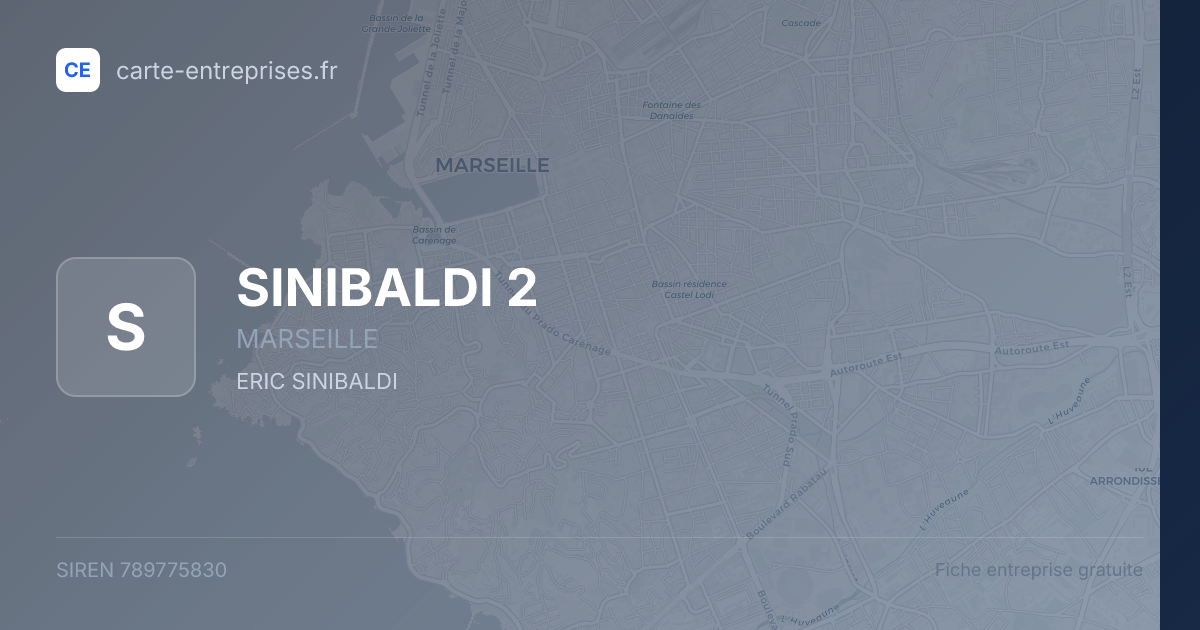 SINIBALDI 2 — 789775830 — fiche entreprise