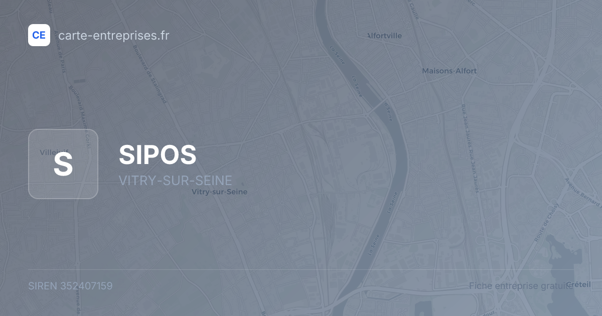 SIPOS — 352407159 — fiche entreprise