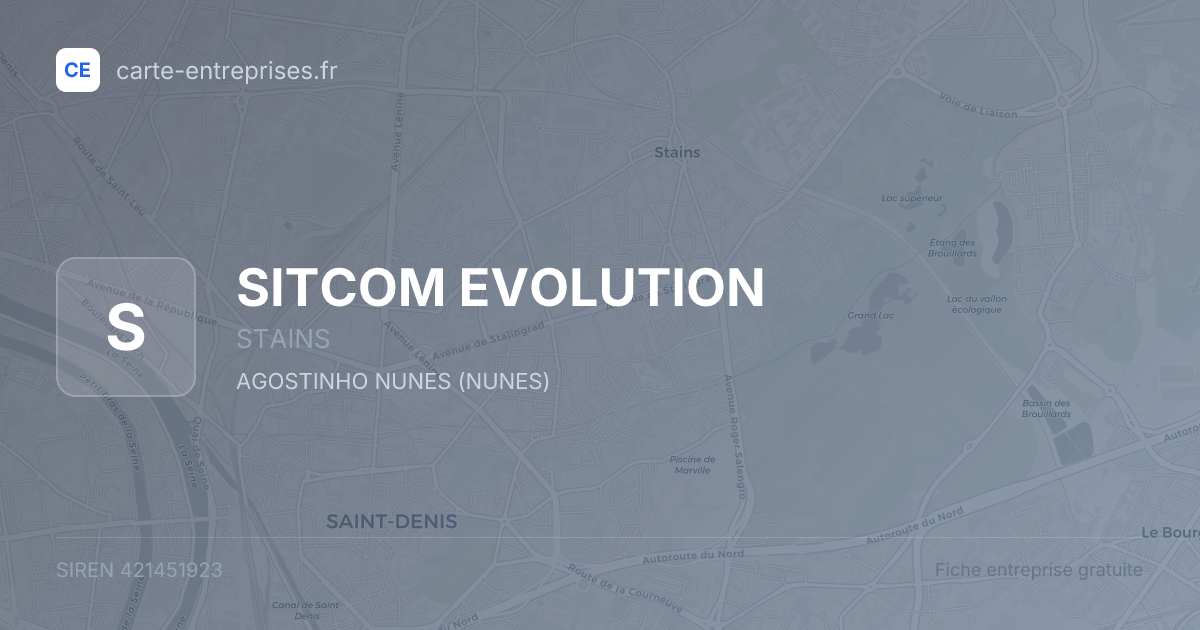 SITCOM EVOLUTION — 421451923 — fiche entreprise