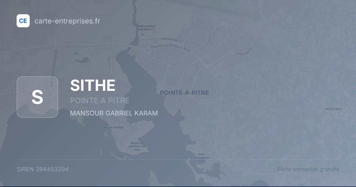 SITHE — 394453294 — fiche entreprise