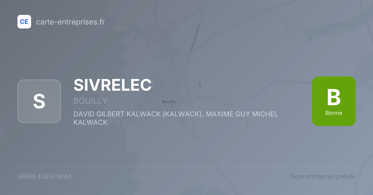 SIVRELEC — 428975684 — fiche entreprise