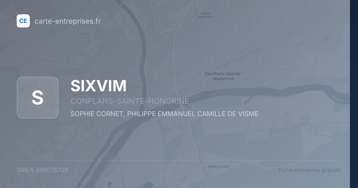 SIXVIM — 889076709 — fiche entreprise