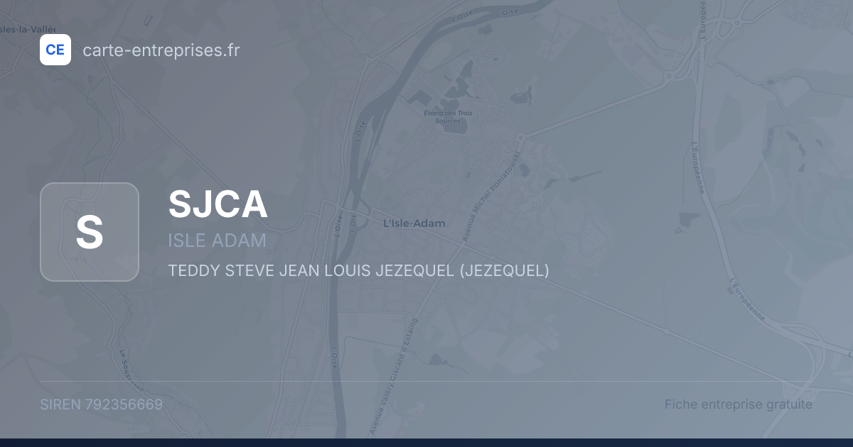 SJCA — 792356669 — fiche entreprise
