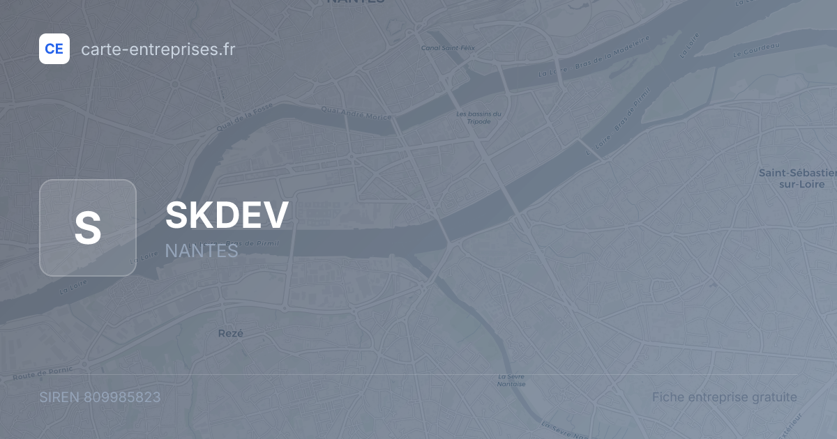 SKDEV — 809985823 — fiche entreprise