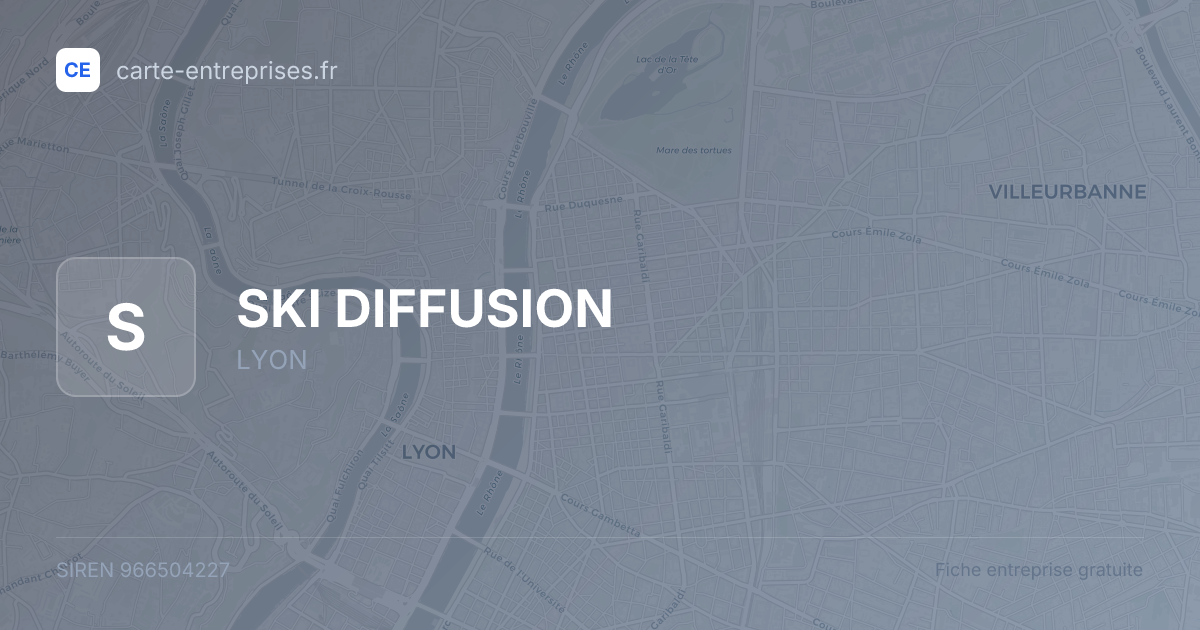 SKI DIFFUSION — 966504227 — fiche entreprise