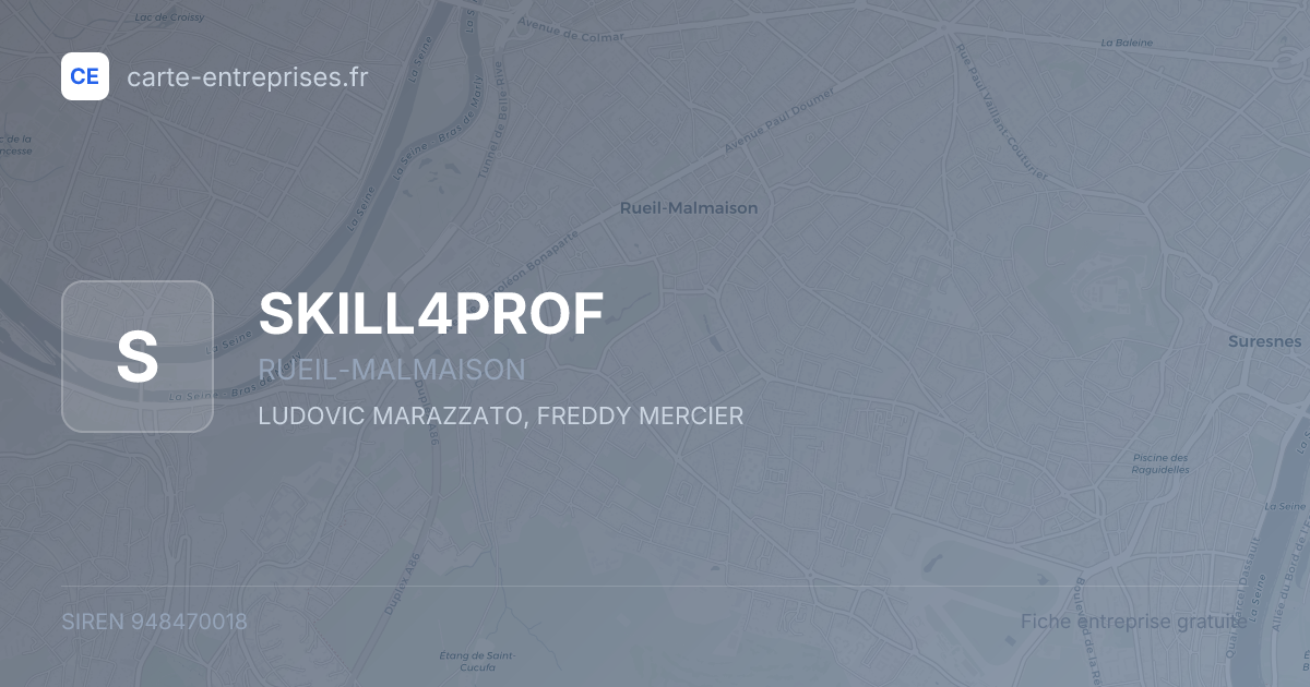 SKILL4PROF — 948470018 — fiche entreprise